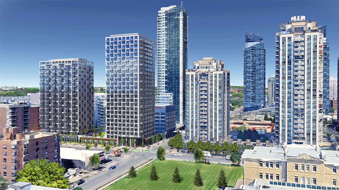 Rendering of building from page 6 of the file 'DMAP Plans (Submitted) DP2017-4645(12MB) 2025-06-16'