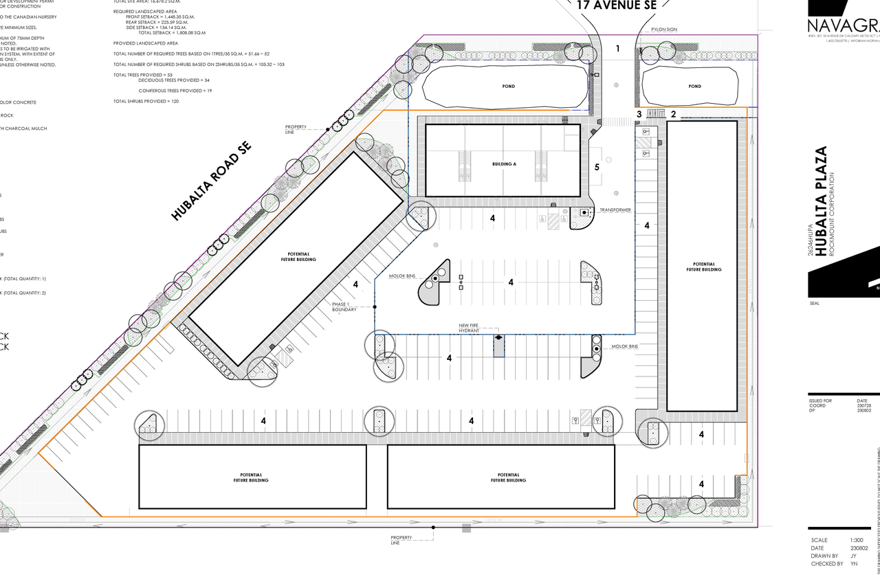 Construction site plan for project from page 13 of the file 'DP2023-05603 DMAP document submitted 2023-09-26 1MB'