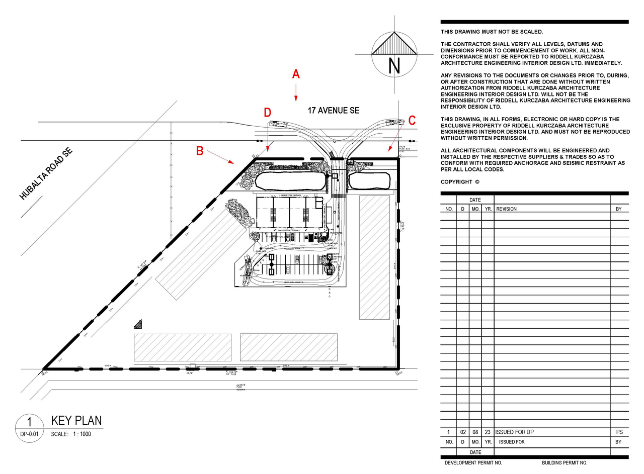 Construction site plan for project from page 2 of the file 'DP2023-05603 DMAP document submitted 2023-09-26 1MB'