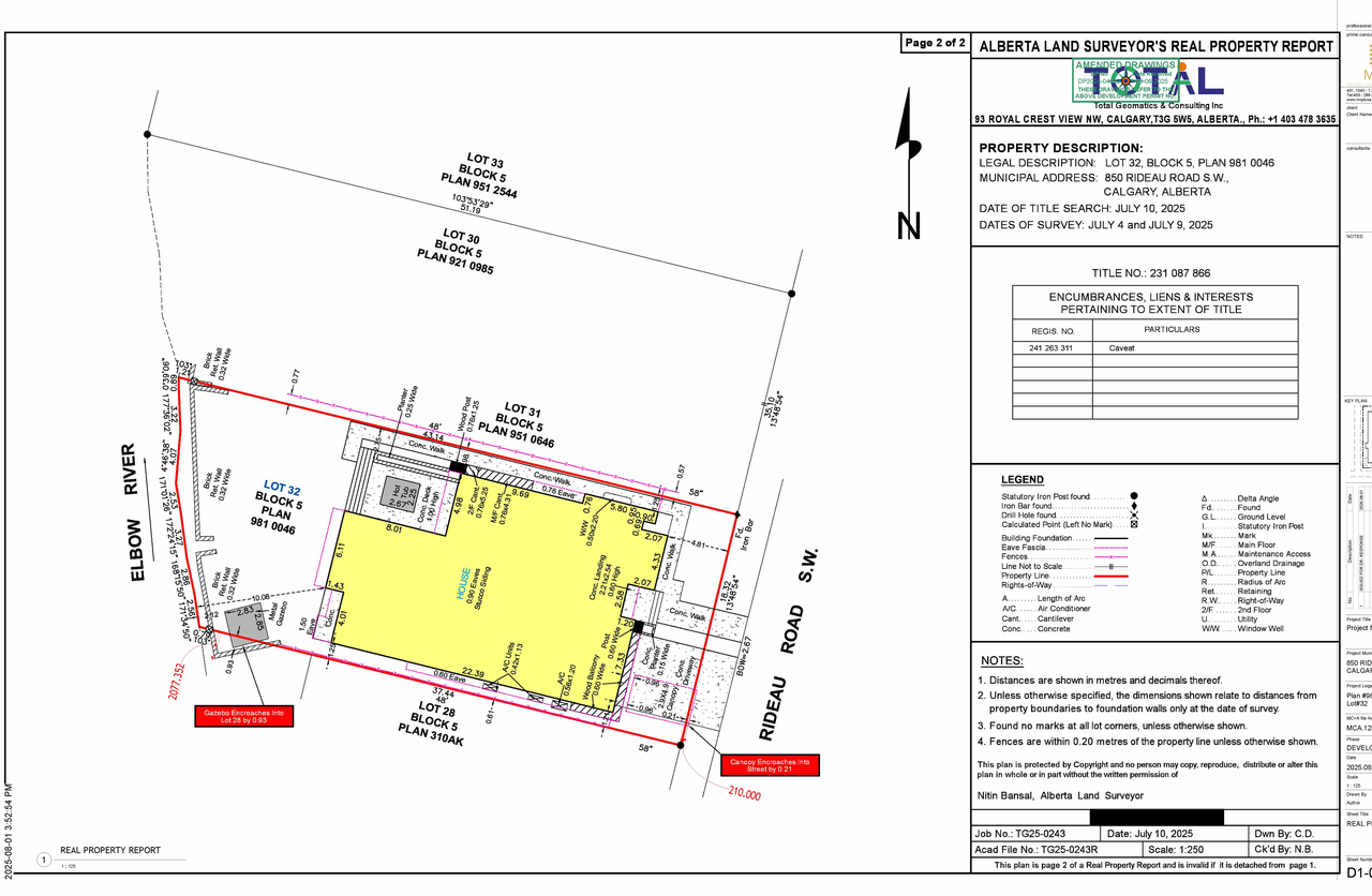 Construction site plan for project from page 2 of the file 'DMAP Plans (Amended) DP2024-0463 (9MB) 08-06-2025'