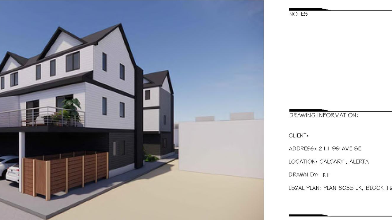 Rendering of building from page 12 of the file 'DMAP Plans (Amended) DP2024-04973 (4MB) 2025-04-15'
