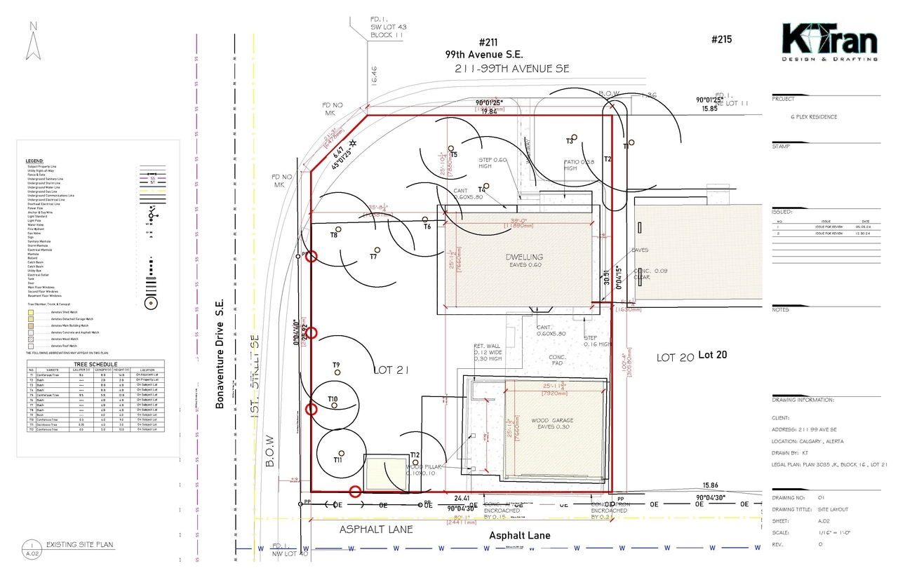 Construction site plan for project from page 2 of the file 'DMAP Plans (Amended) DP2024-04973 (4MB) 2025-04-15'