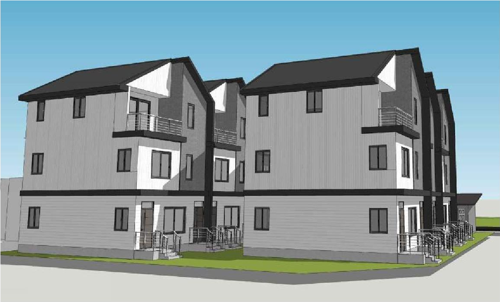 Rendering of building from page 12 of the file 'DP2024-04973 DMAP Plans Submitted 2024-07-24 - 2MB'