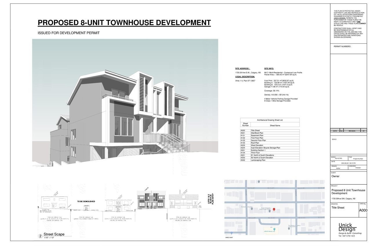 Image from page 1 of the file 'DP2024-06551 DMAP Plans Submitted 2024-09-09-3MB'