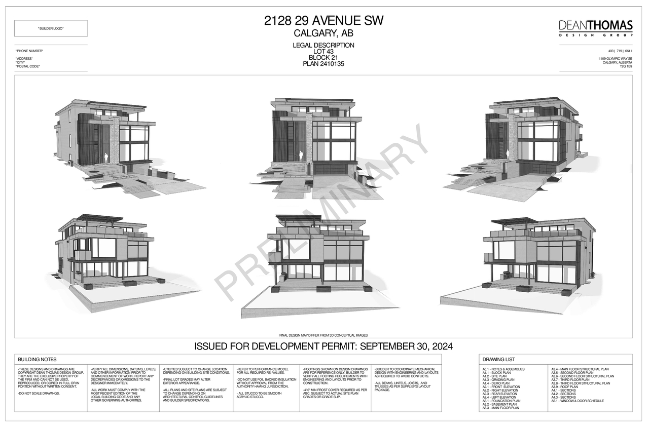 Image from page 1 of the file 'DP2024-07160 DMAP Plans Submitted 2024-10-09-3MB'