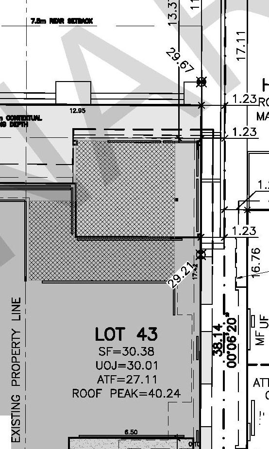 Construction site plan for project from page 6 of the file 'DP2024-07160 DMAP Plans (Amended) 2026-02-06 (4MB)'