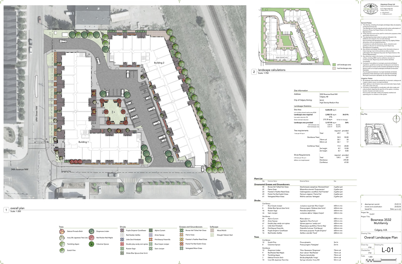 Construction site plan for project from page 8 of the file 'DMAP Plans (Amended) DP2024-07373 (6MB) 2025-02-18'