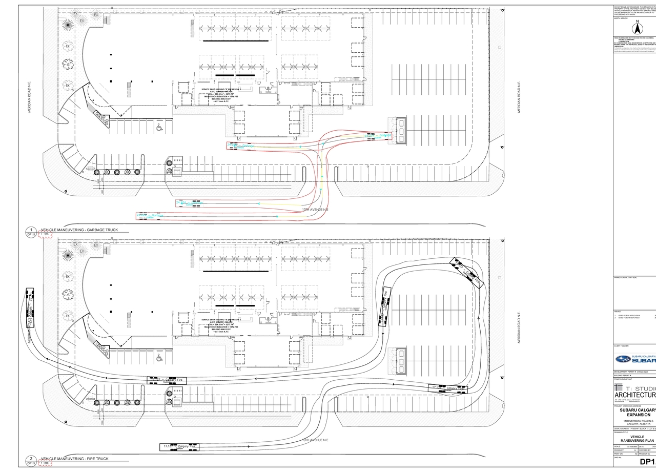 Construction site plan for project from page 4 of the file 'DMAP Plans (Amended) DP2024-08245 (6MB) 2025-07-16'