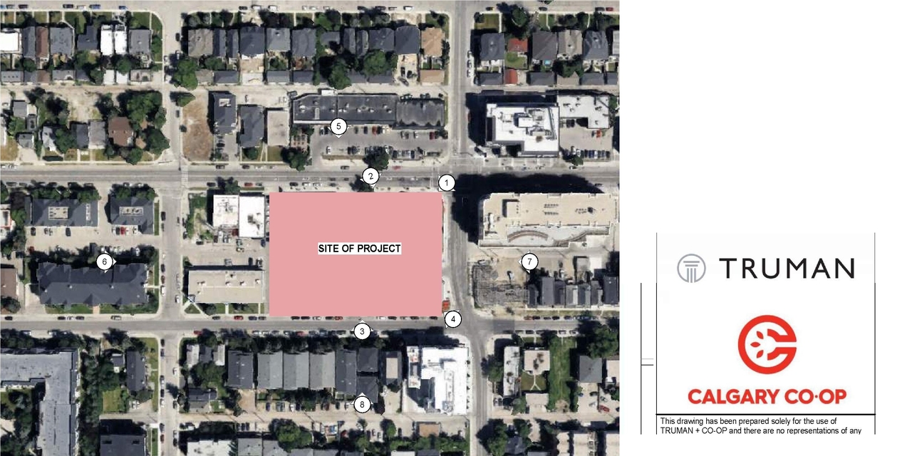 Construction site plan for project from page 3 of the file 'DP2024-08395 DMAP Plans (Amended) 2025-09-17 (13MB)'