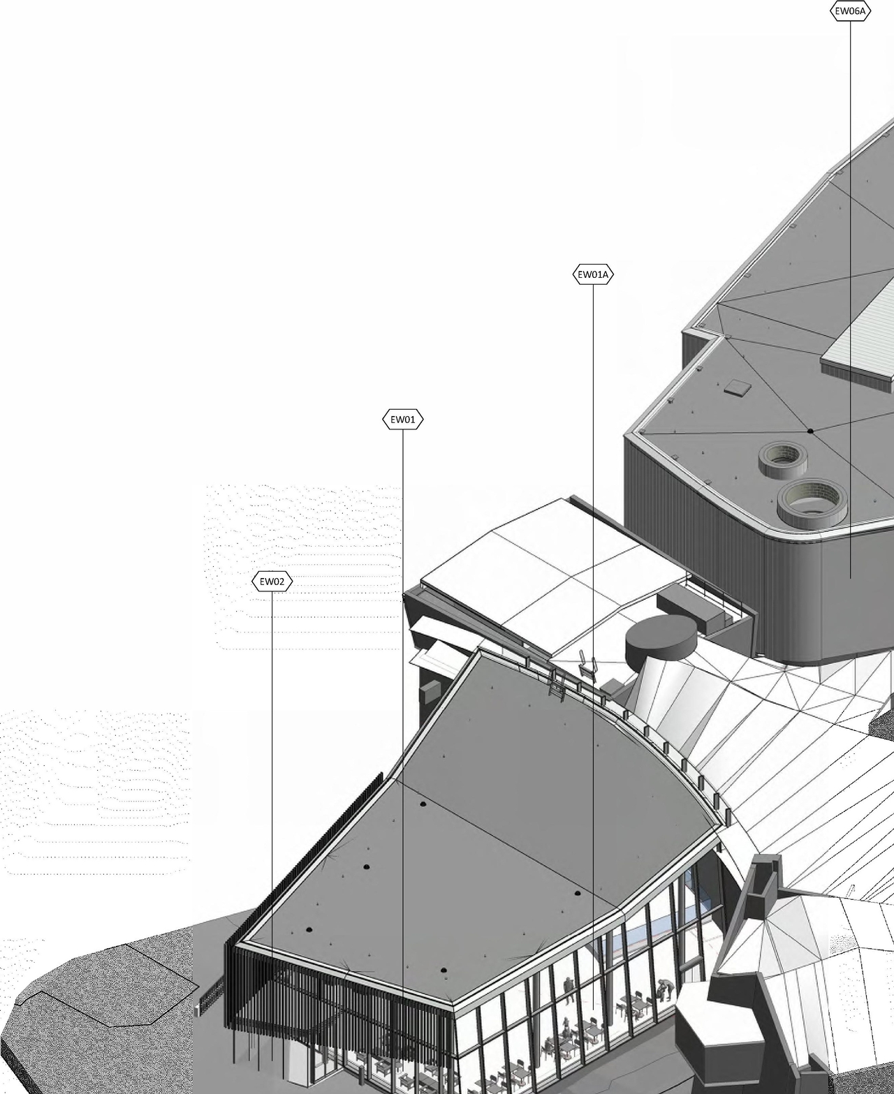 Rendering of building from page 5 of the file 'DP2024-09081 - DMAP Plans (amended) 2026-08-19 (7MB)'