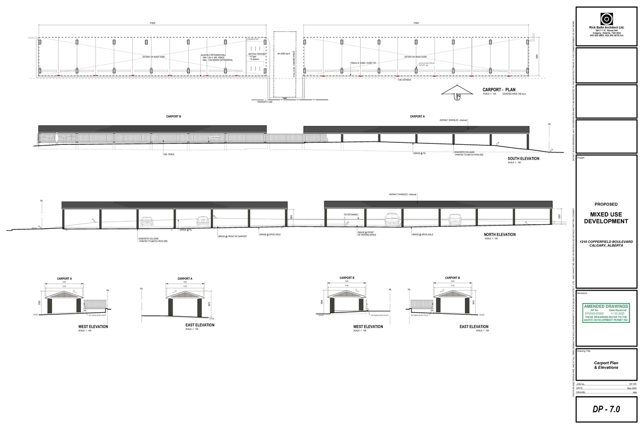 Image from page 3 of the file 'DMAP Plans Amended DP2025-00302 (5MB) 2025-11-03'