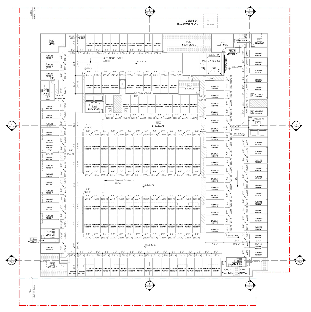 Floor plan for project from page 10 of the file 'DP2025-01538 DMAP Plans Submitted 2025-03-17 20MB'