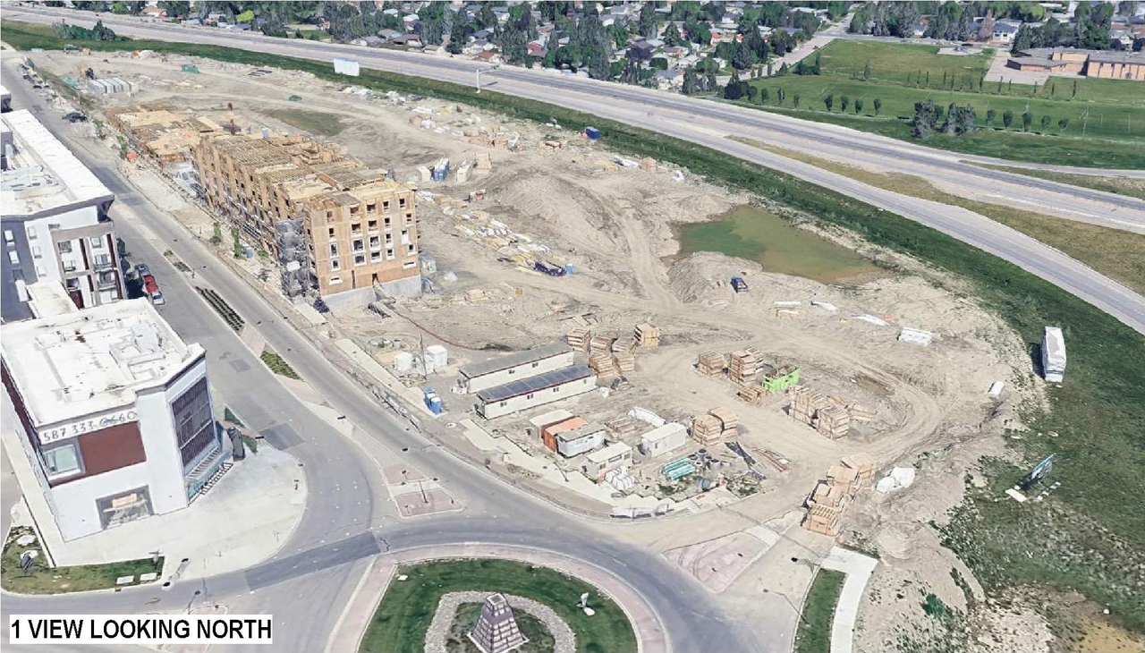 Construction site plan for project from page 3 of the file 'DP2025-02005 DMAP Plans Submitted 2025-04-05 14MB'