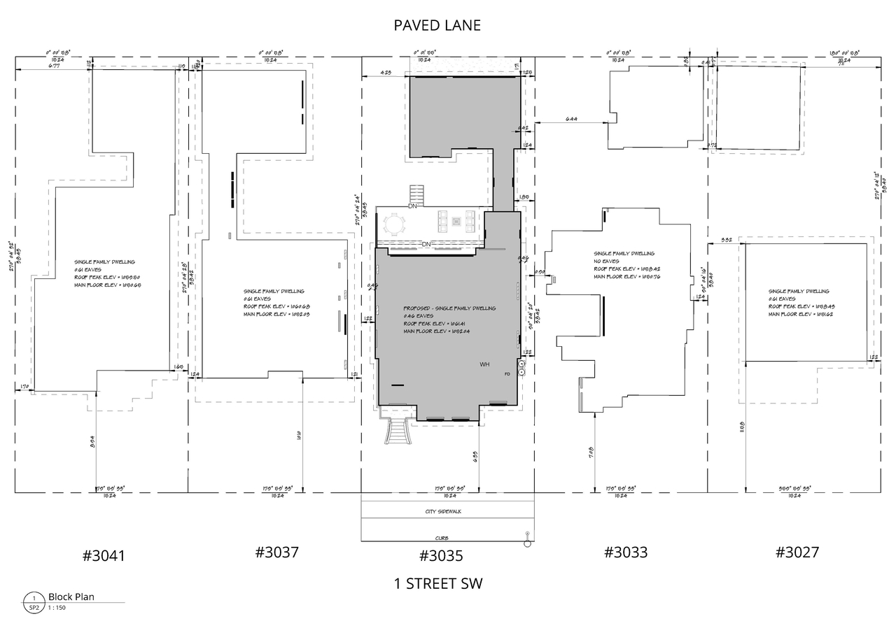 Construction site plan for project from page 4 of the file 'DP2025-02543 DMAP Plans (Amended) 2026-06-03 (3MB)'