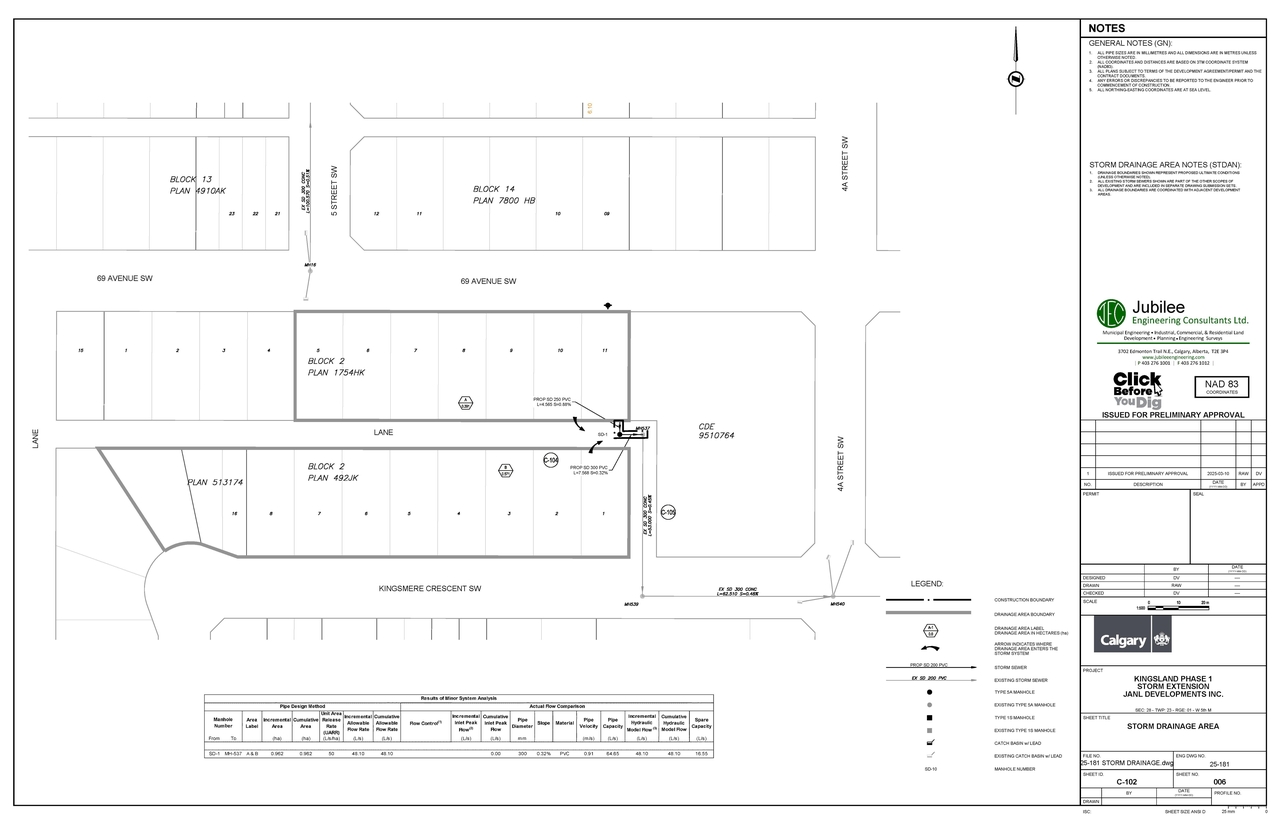 Construction site plan for project from page 10 of the file 'DP2025-02744 DMAP Plans Amended (7MB) 2026-03-10'