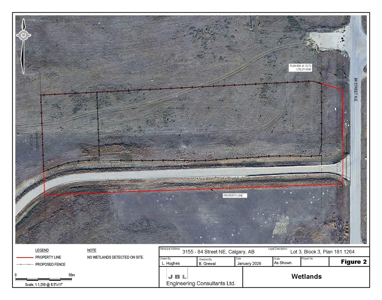 Construction site plan for project from page 2 of the file 'DP2025-02842 DMAP Plans Amended 2026-02-18 3MB'