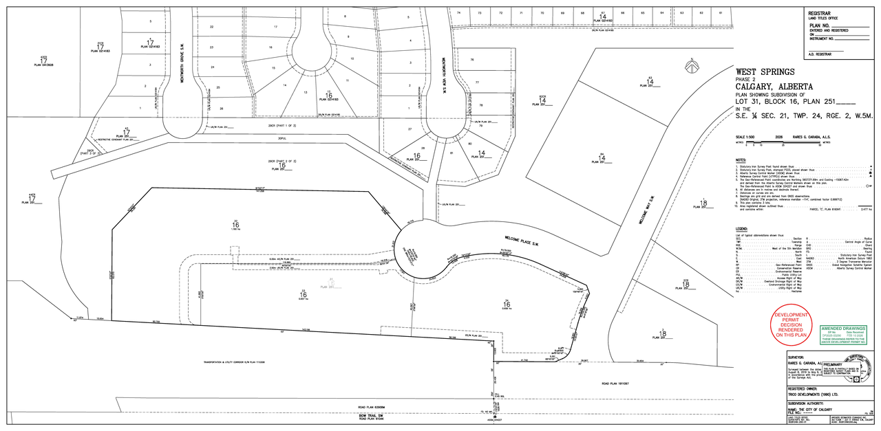 Construction site plan for project from page 12 of the file 'DP2025-03290 - DMAP DECISION RENDERED (24MB) 2026-03-12'