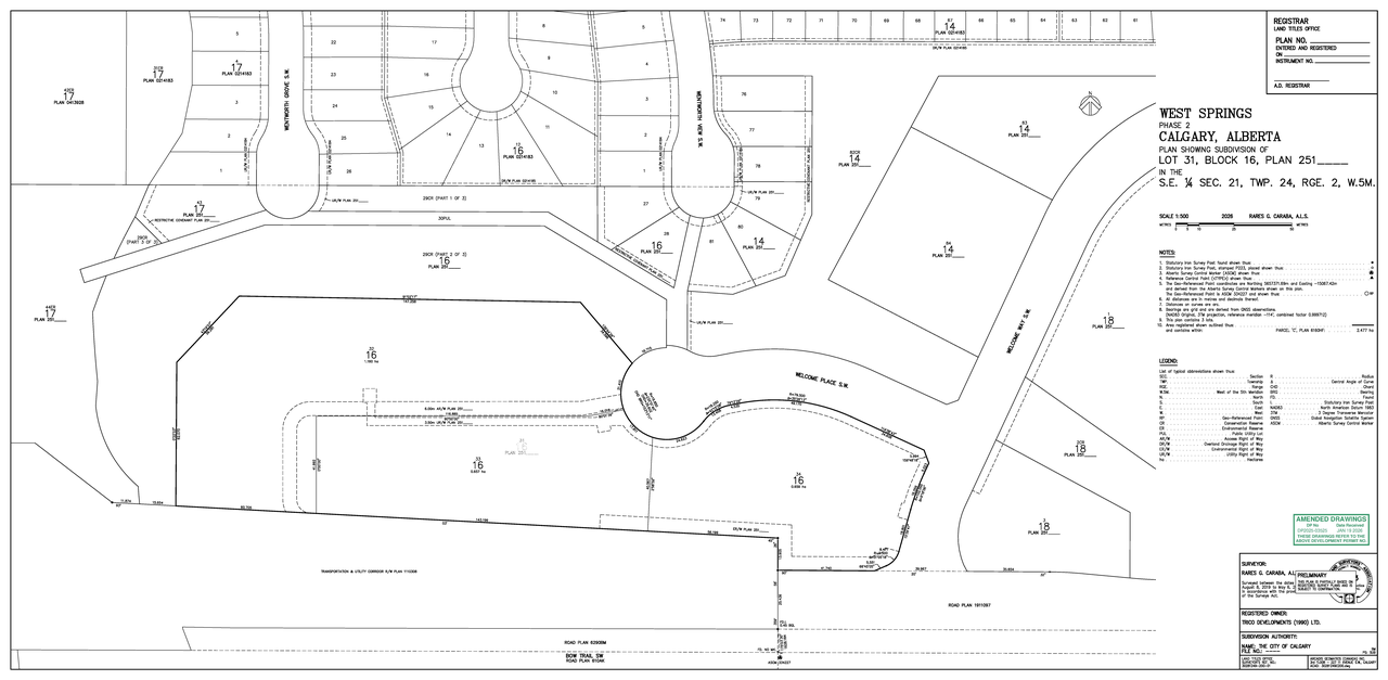 Construction site plan for project from page 8 of the file 'DP2025-03525 DMAP Plans Amended (18MB) 2026-01-19'