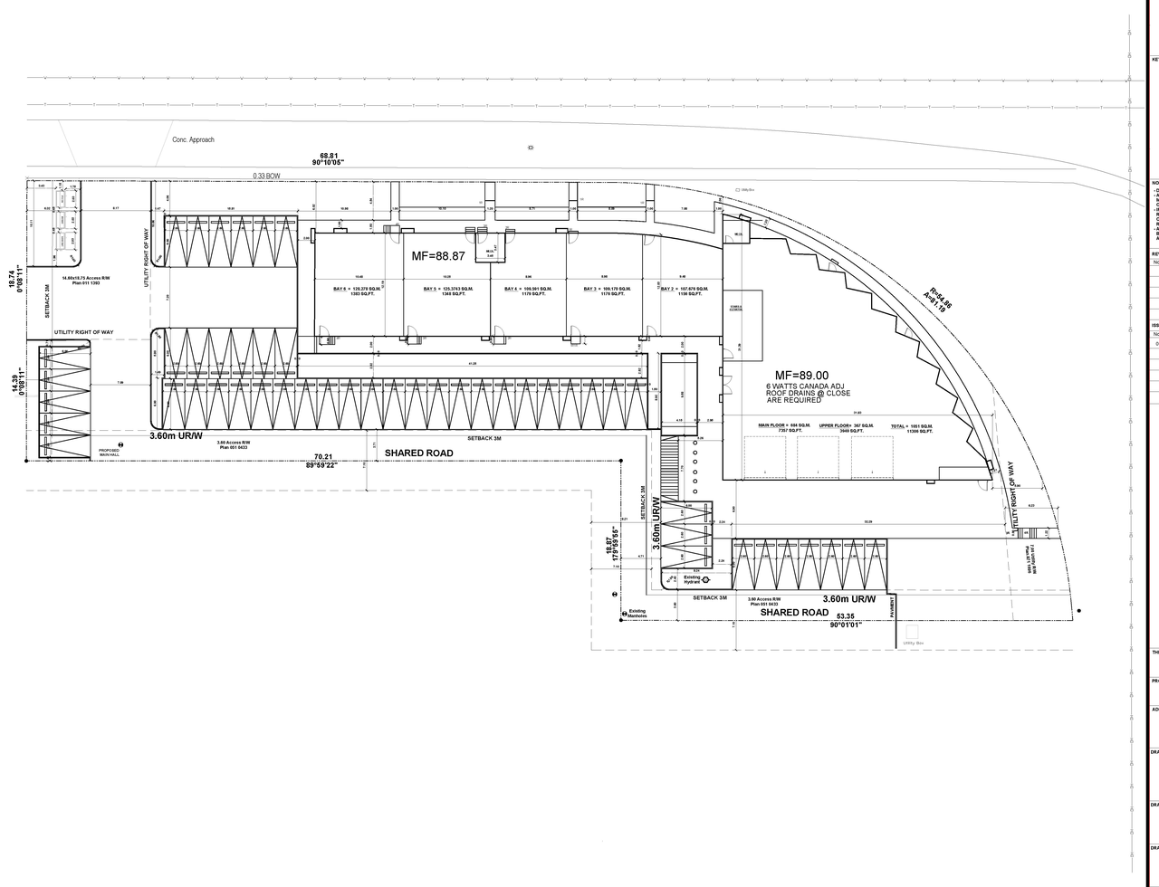 Construction site plan for project from page 8 of the file 'DP2025-03607 DMAP Plans Submitted 2025-06-20 (7MB)'