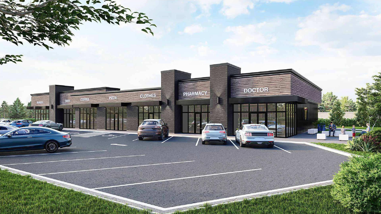 Rendering of building from page 1 of the file 'DMAP Plans (Submitted) DP2025-03822 (3MB) 2025-07-02'