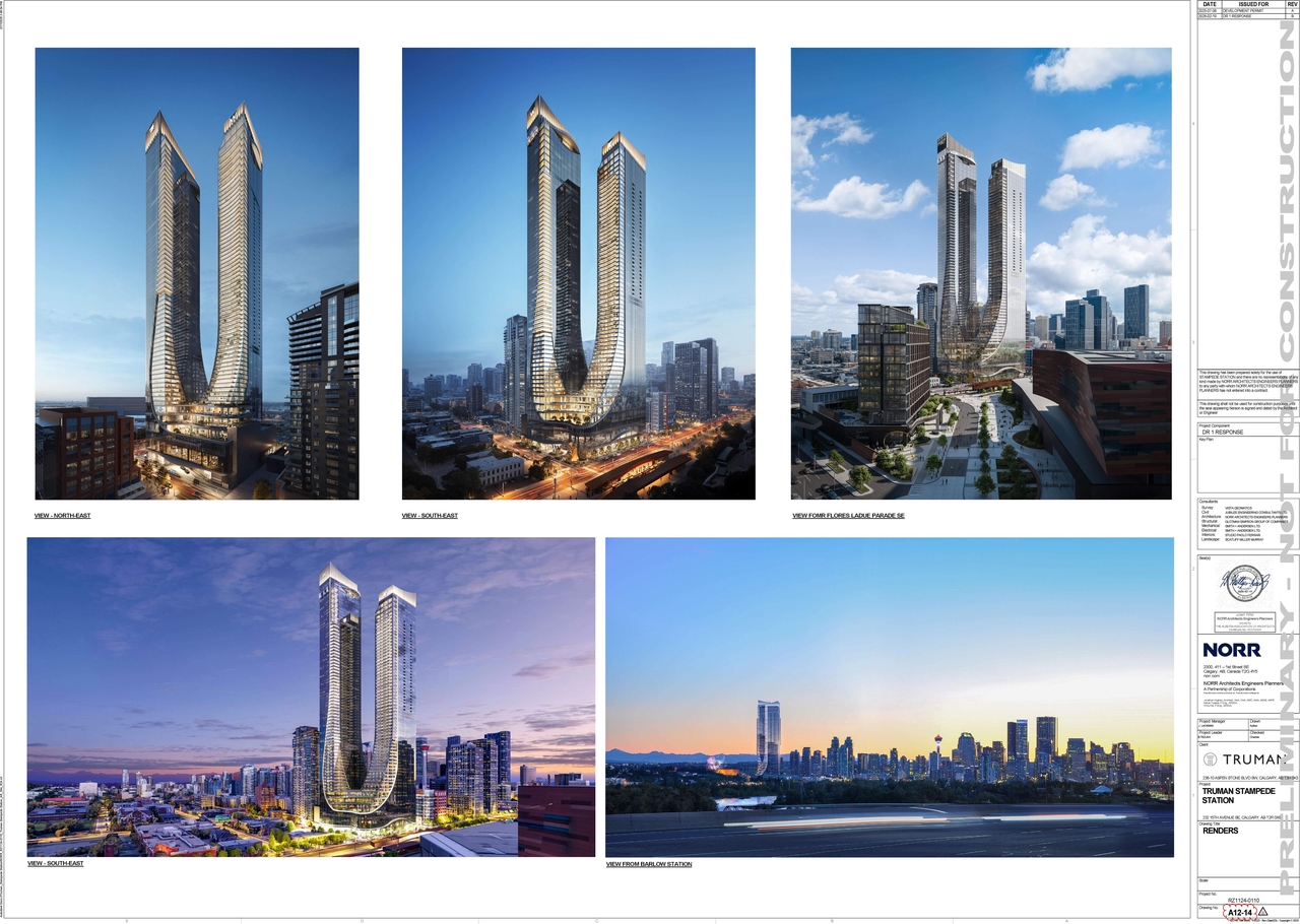 Rendering of building from page 11 of the file 'DP2025-04119 DMAP Plans Amended (41MB) 2026-02-23'