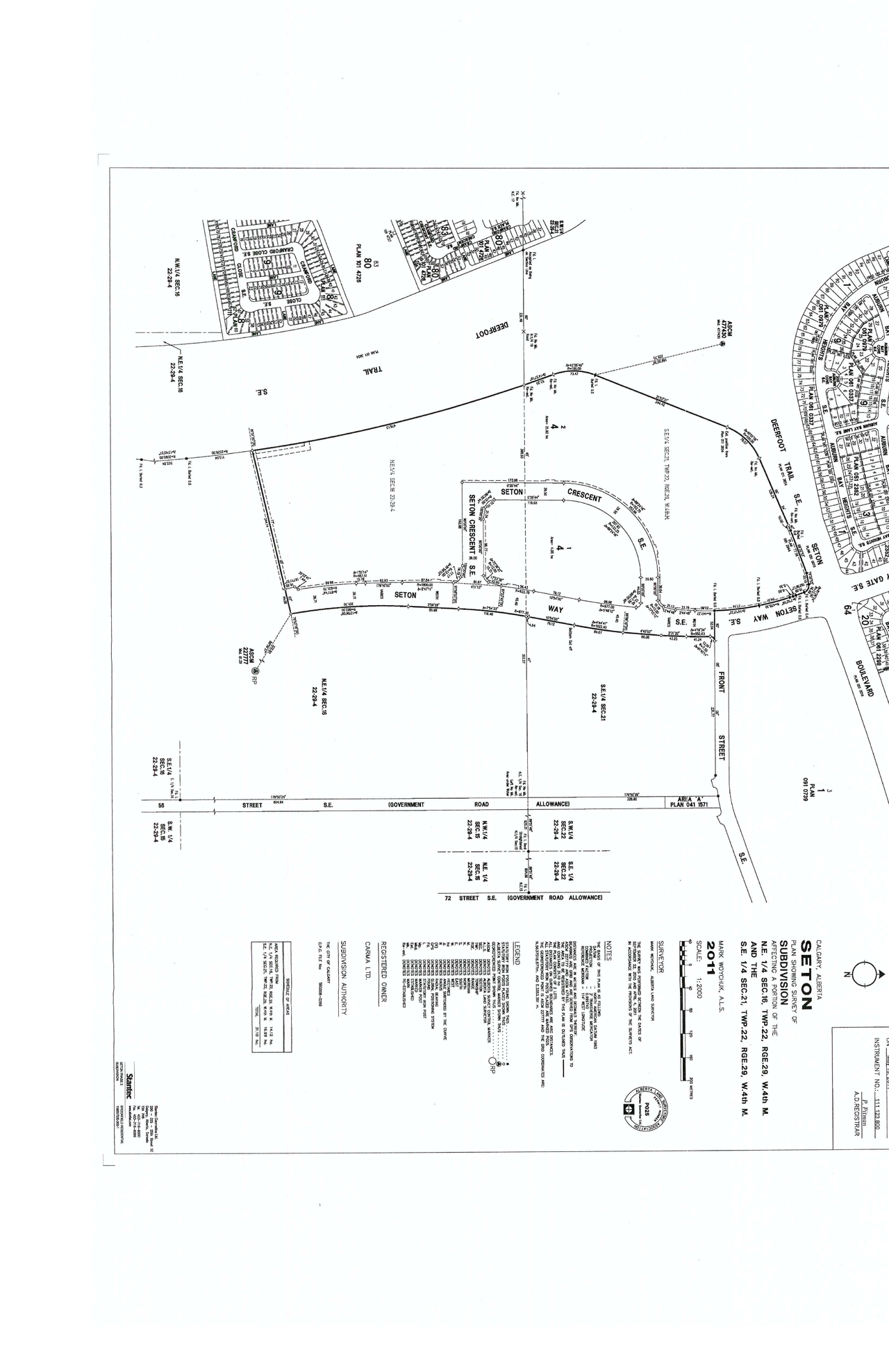 Construction site plan for project from page 2 of the file 'DP2025-04138 DMAP Plans (Submitted) 2025-07-22(8MB)'