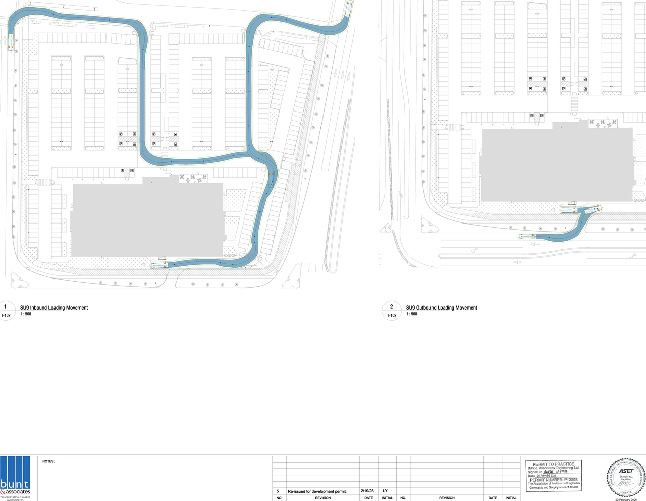 Construction site plan for project from page 15 of the file 'DP2025-04138 DMAP Plans Amended (27MB) 2026-02-25'