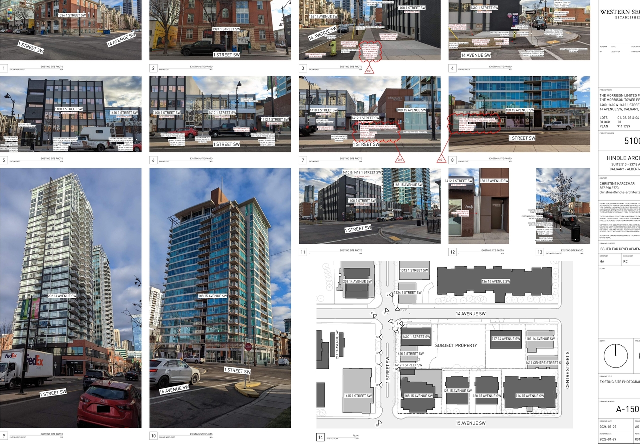 Rendering of building from page 3 of the file 'DP2025-04204 DMAP Plans (Amended) 2026-01-29 (14MB)'