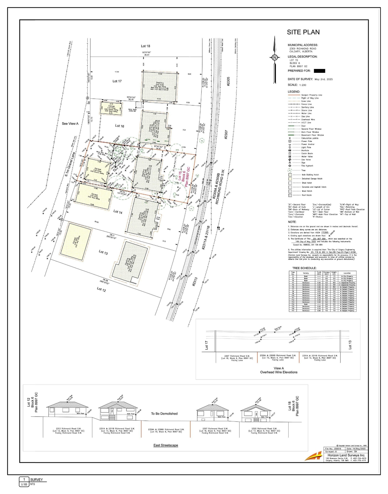 Construction site plan for project from page 9 of the file 'DP2025-04523 DMAP Plans (Submitted) 2025-08-06 (5MB)'