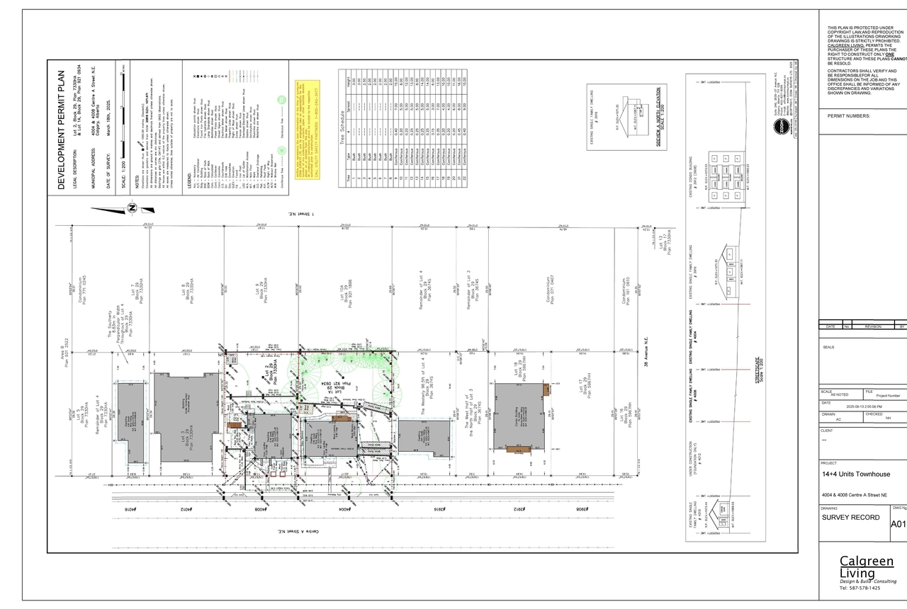 Construction site plan for project from page 8 of the file 'DP2025-04756-DMAP Plans Submitted 2025-09-02 4MB'