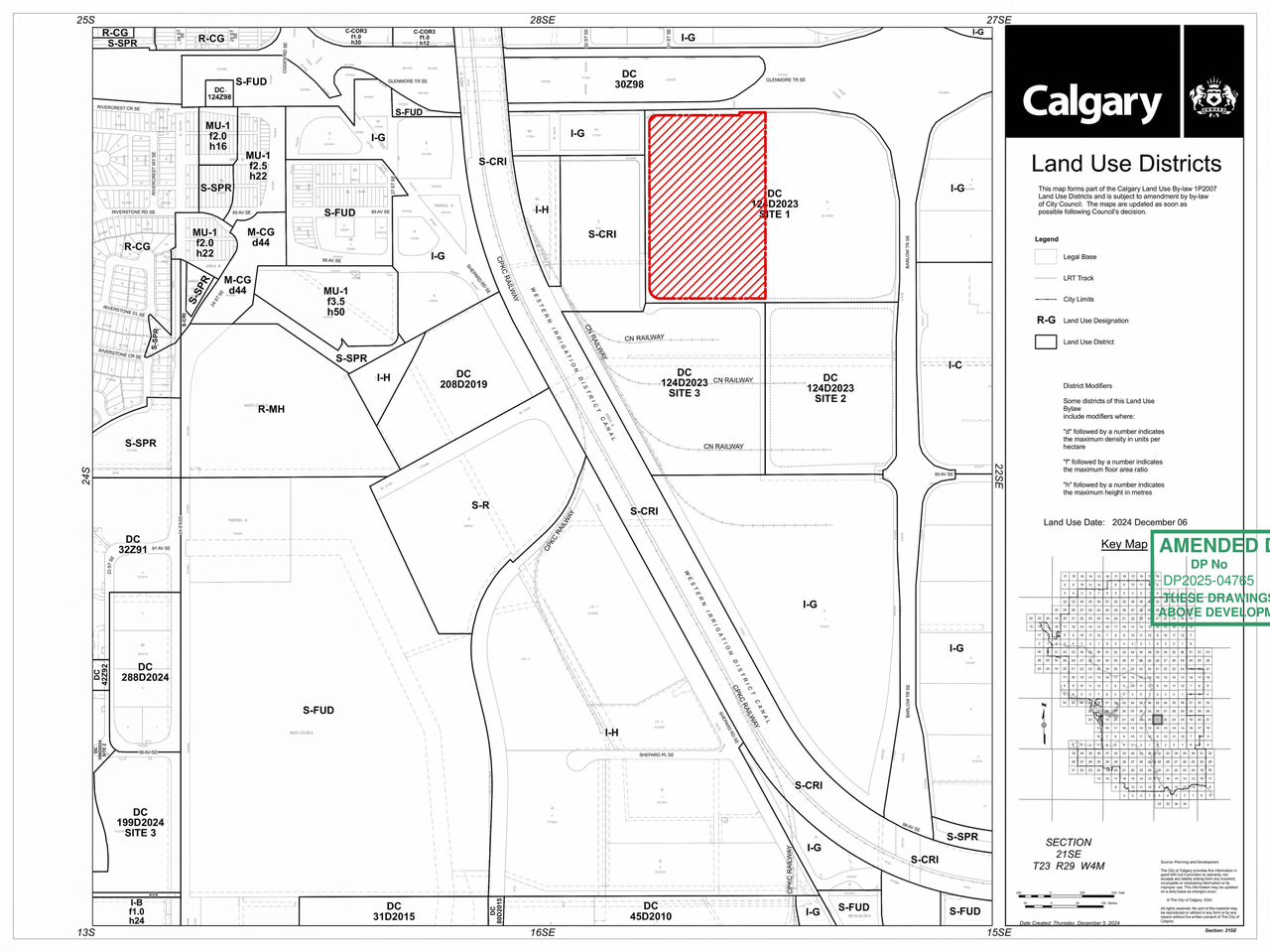 Construction site plan for project from page 3 of the file 'DP2025-04765 DMAP Plans (Decision Rendered) 2026-05-05 (24MB)'
