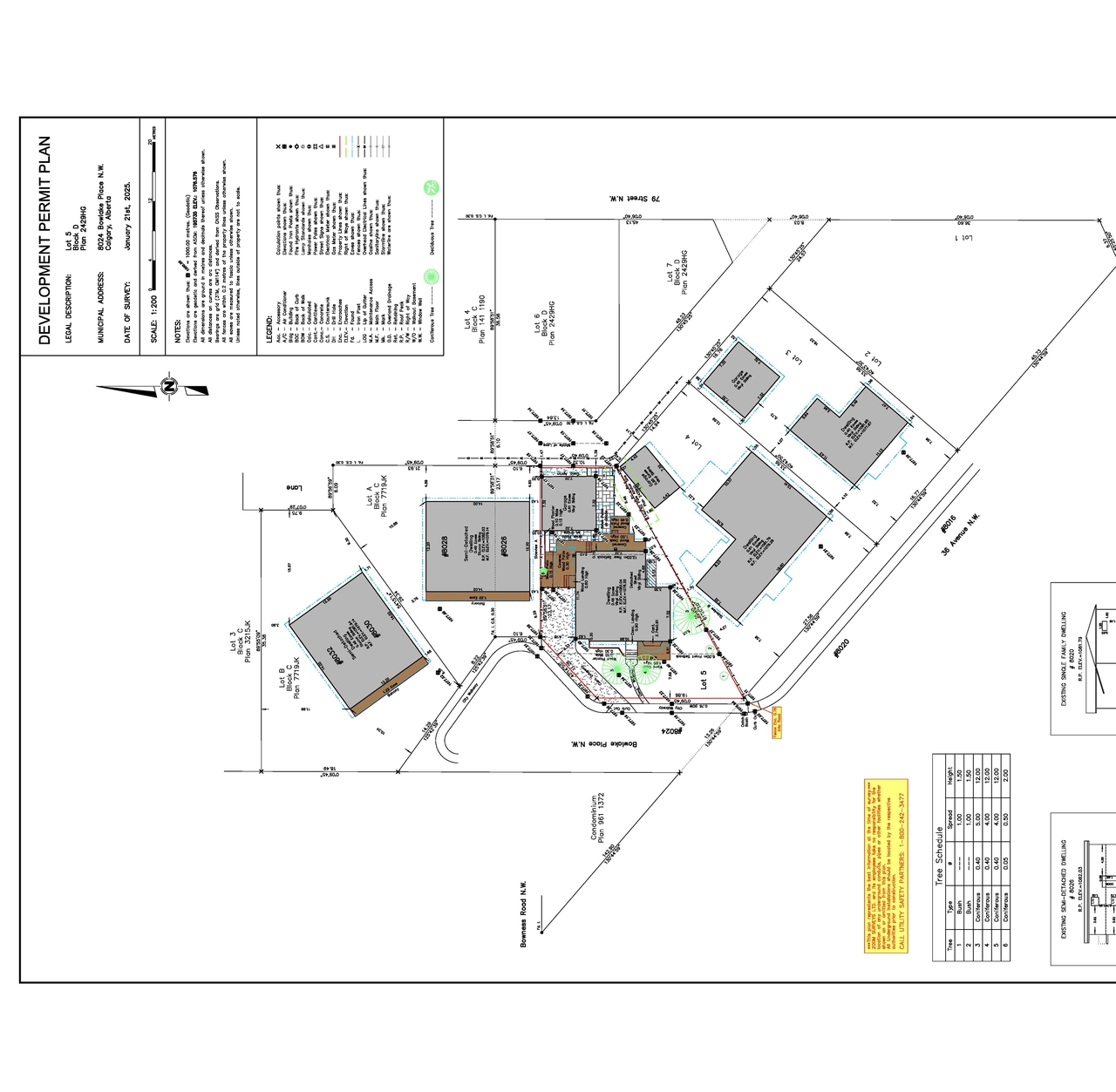 Construction site plan for project from page 3 of the file 'DP2025-04776 - DMAP PLANS - DECISION RENDERED - 2026-06-19 (2MB)'