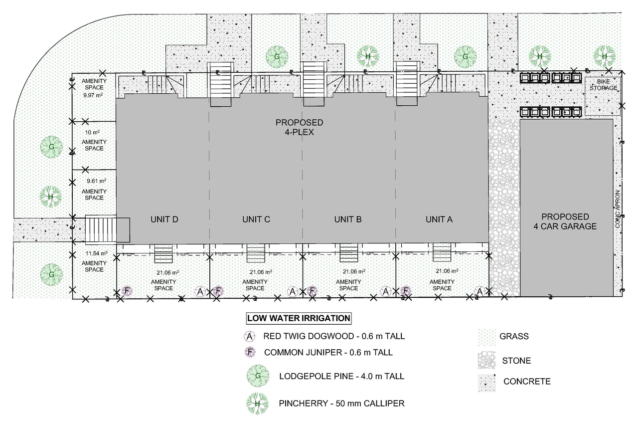 Floor plan for project from page 2 of the file 'DP2025-04795 DMAP Plans (Submitted) 2025-08-18 (4MB)'