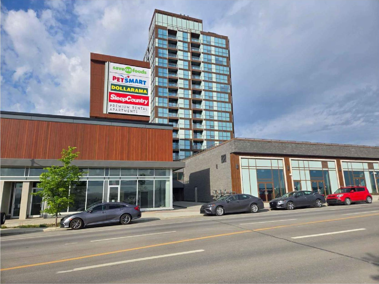 Rendering of building from page 5 of the file 'DP2025-04914 DMAP Plans (Submitted) 2025-08-25 (9MB)'