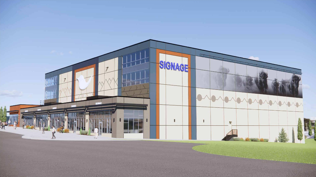 Rendering of building from page 8 of the file 'DP2025-04914 DMAP Plans (Submitted) 2025-08-25 (9MB)'