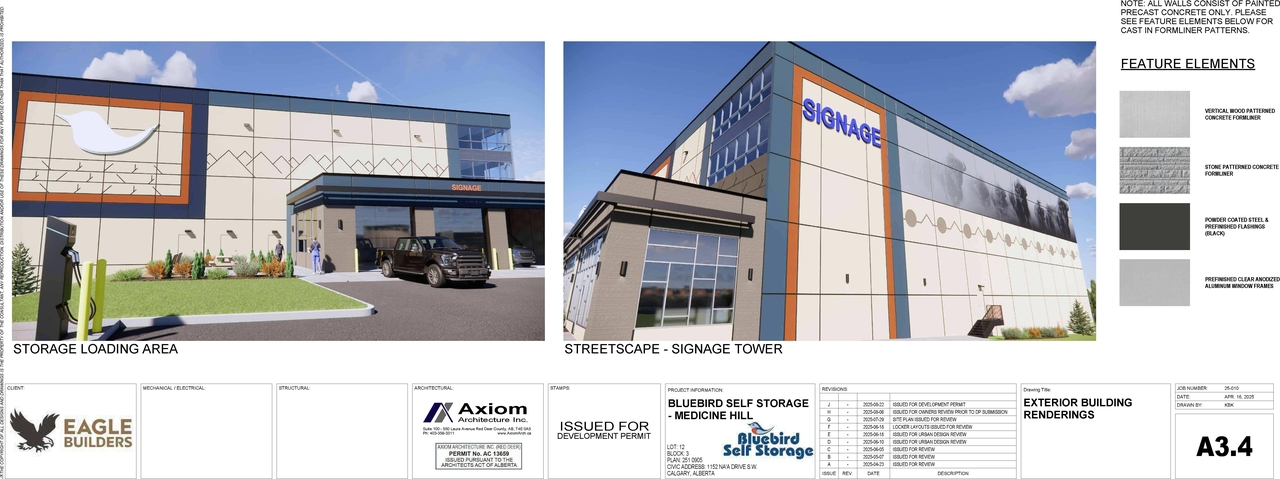 Rendering of building from page 9 of the file 'DP2025-04914 DMAP Plans (Submitted) 2025-08-25 (9MB)'