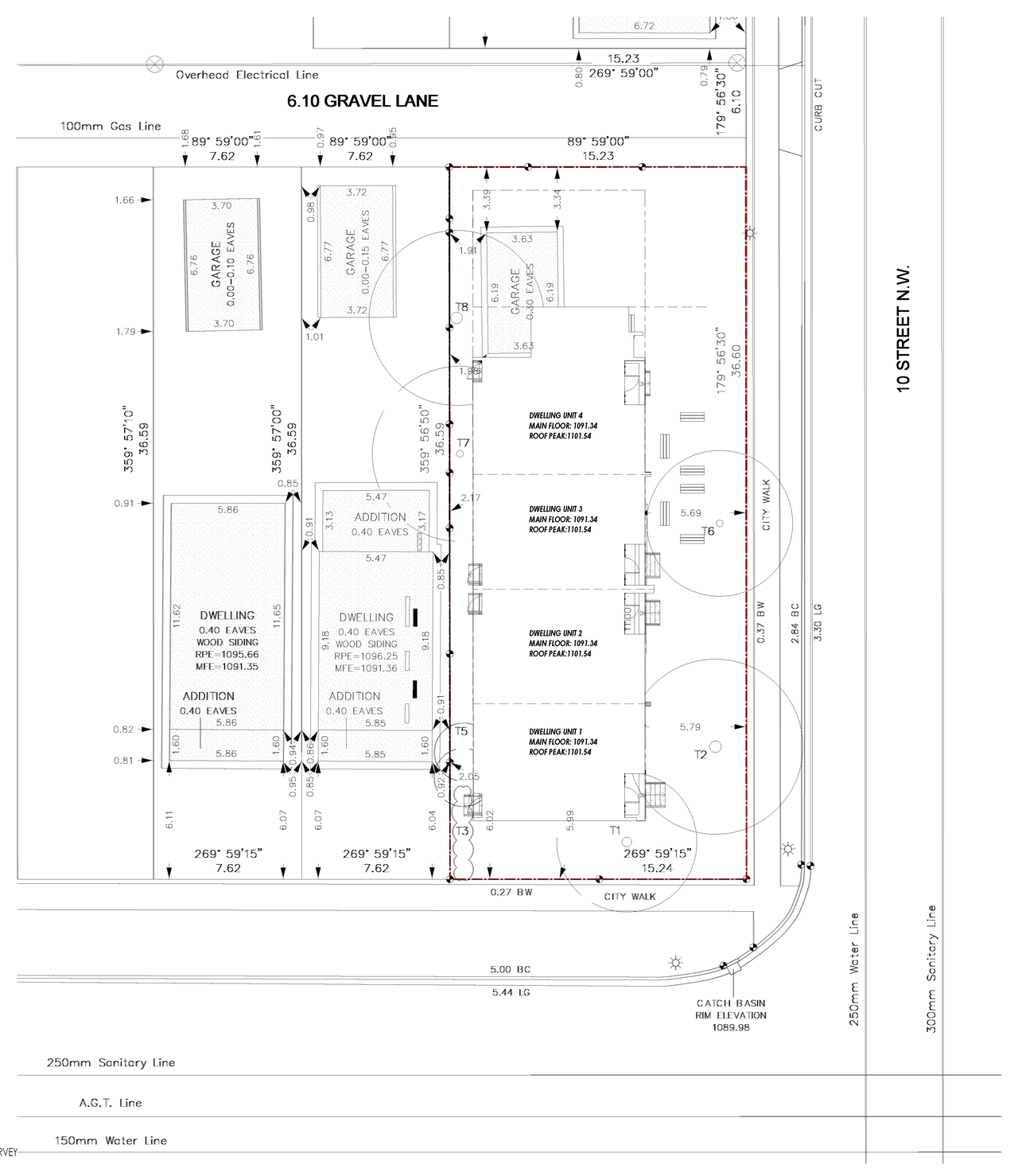 Construction site plan for project from page 2 of the file 'DMAP Plans (Submitted) DP2025-04952 (2MB) 2025-10-29'