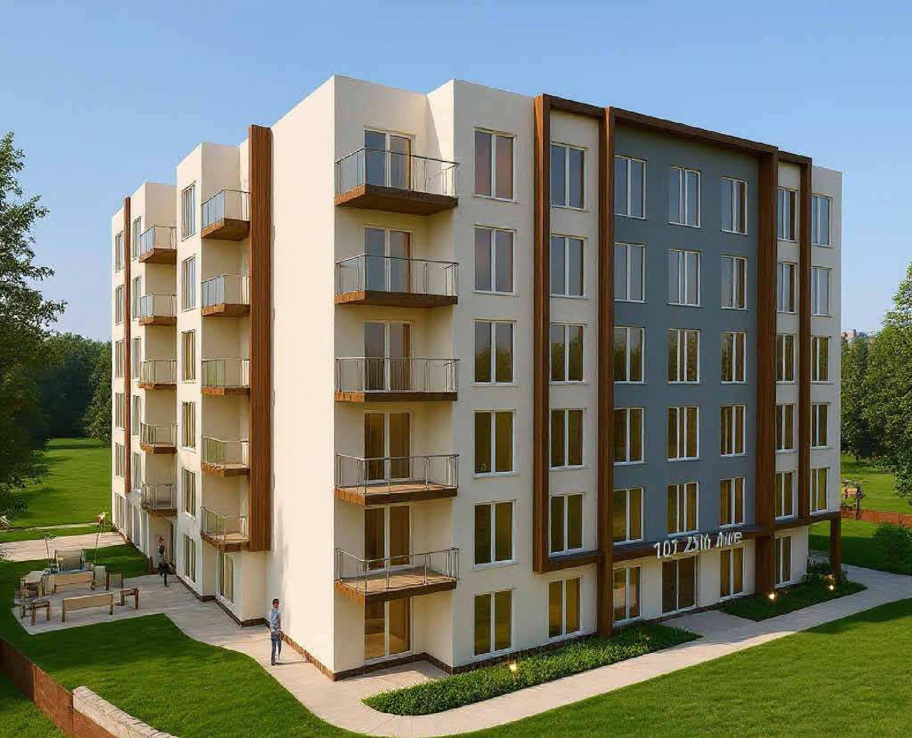 Rendering of building from page 2 of the file 'DP2025-04996 DMAP Plans Submitted (2MB) 2025-11-26'