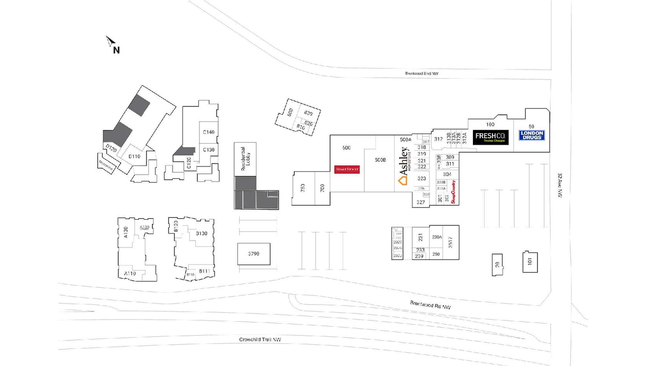 Construction site plan for project from page 1 of the file 'DMAP Plans Submitted DP2025-05039 (1MB) 2025-09-02'