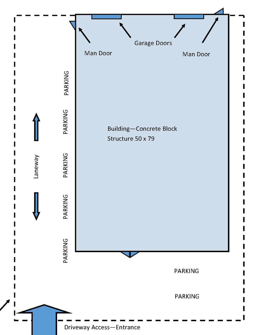 Construction site plan for project from page 1 of the file 'DP2025-05249 - DMAP Plans (Submitted) 2026-07-28 (1MB)'