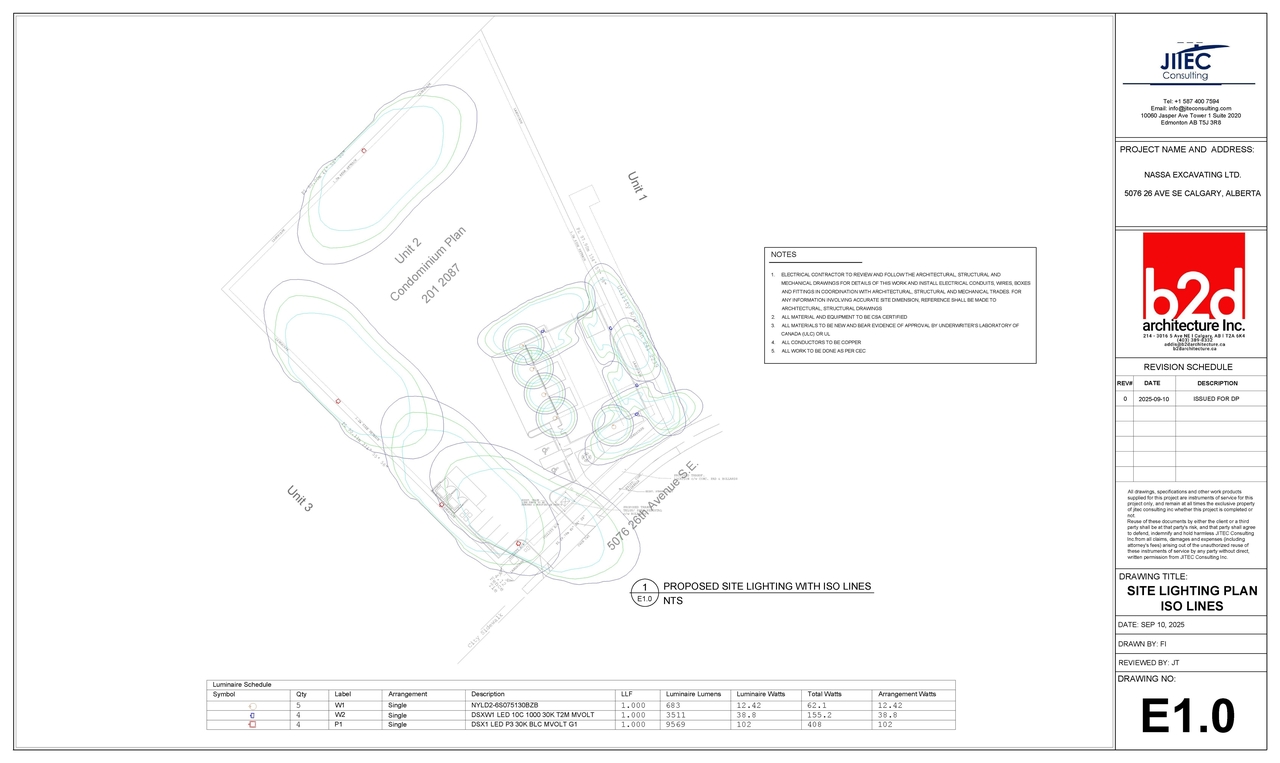 Construction site plan for project from page 16 of the file 'DMAP Plans Submitted DP2025-05459 (8MB) 202509-22'