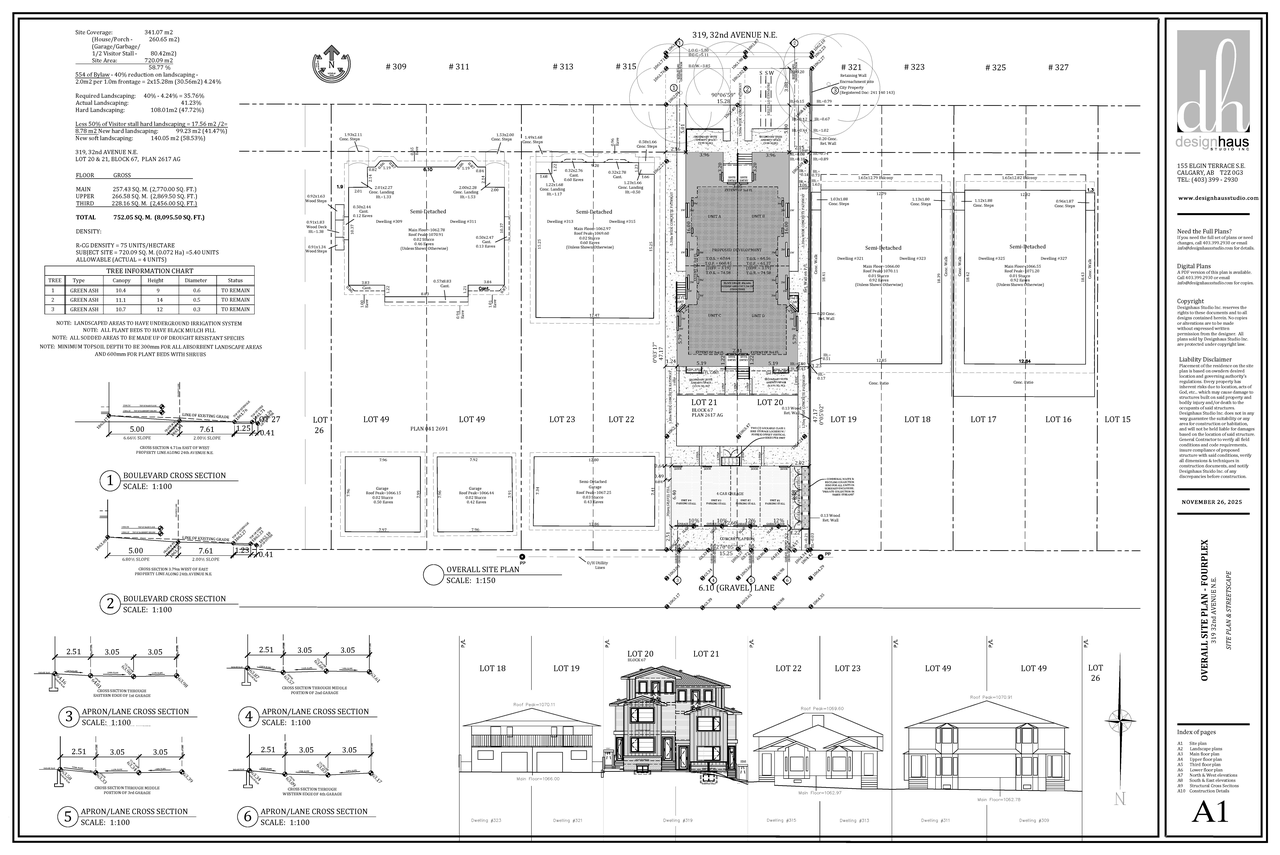 Floor plan for project from page 1 of the file 'DP2025-05529 DMAP Plans Submitted (4MB) 2025-11-26'