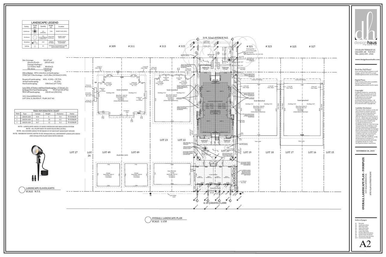 Floor plan for project from page 2 of the file 'DP2025-05529 DMAP Plans Submitted (4MB) 2025-11-26'