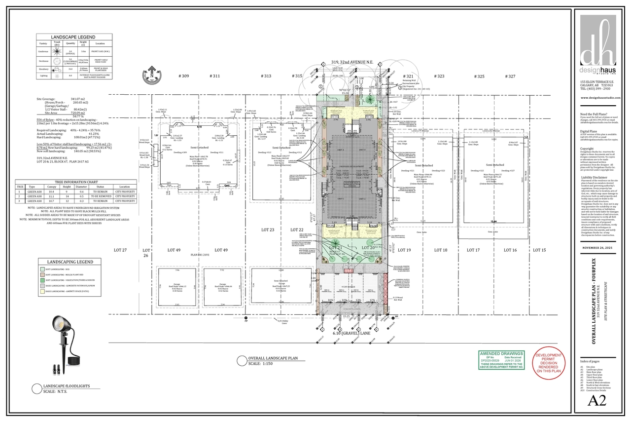 Floor plan for project from page 2 of the file 'DP2025-05529 - DMAP DECISION RENDERED (5MB) 2026-06-02'