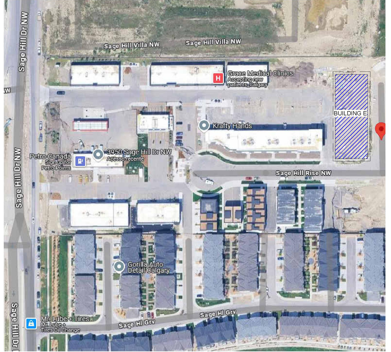 Construction site plan for project from page 1 of the file 'DP2025-05543 DMAP Plans (Submitted) 2025-09-26 (10MB)'