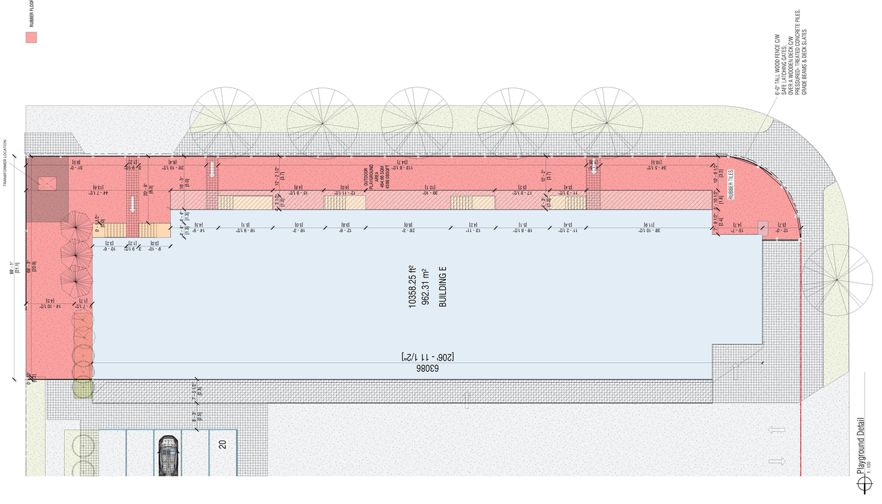 Construction site plan for project from page 3 of the file 'DP2025-05543 DMAP Plans (Submitted) 2025-09-26 (10MB)'