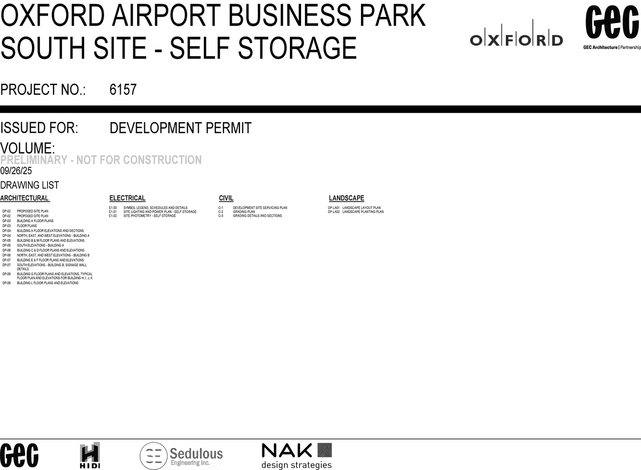 Construction site plan for project from page 1 of the file 'DMAP Plans (Submitted) DP2025-05687  (9MB) 2025-11-10'