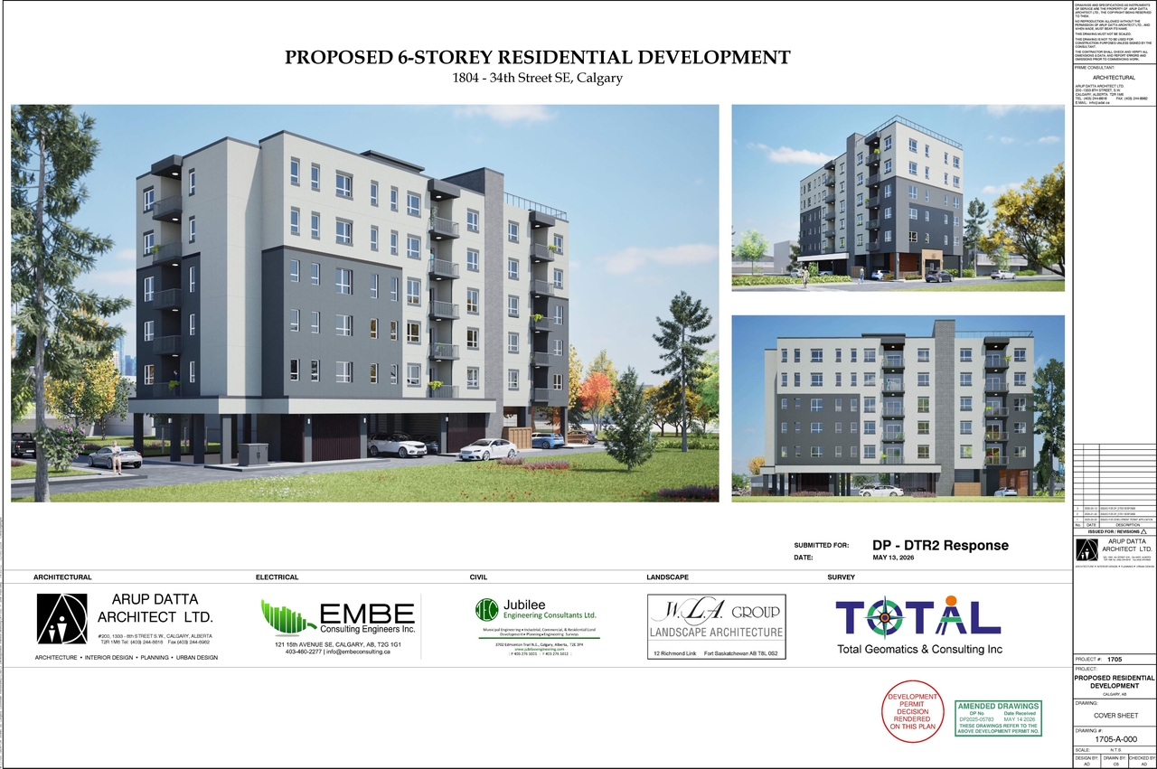 Rendering of building from page 1 of the file 'DP2025-05783 - DMAP DECISION RENDERED (5MB) 2026-06-24'