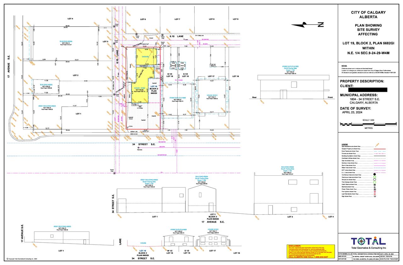 Construction site plan for project from page 7 of the file 'DMAP Plans Submitted DP2025-05783 (5MB) 2025-10-20'