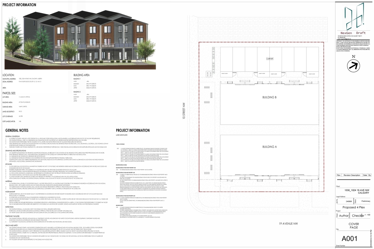 Image from page 1 of the file 'DP2025-05814 DMAP Plans (Submitted)  2025-10-10 (4MB)'